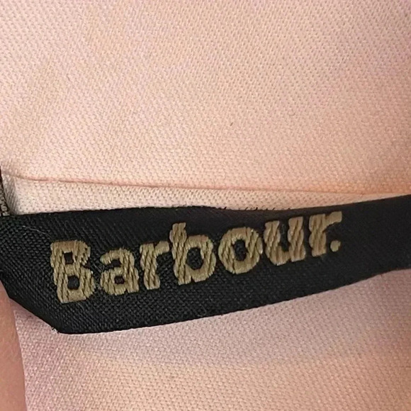 Barbour Women's US 8 EURO 38 Rose Pink Jacket Button Front Lightweight Polyester - Picture 2 of 10